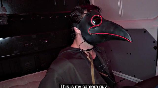 Oiled slut fucked by fake priest