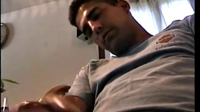 Straight Zack Stroking Cock