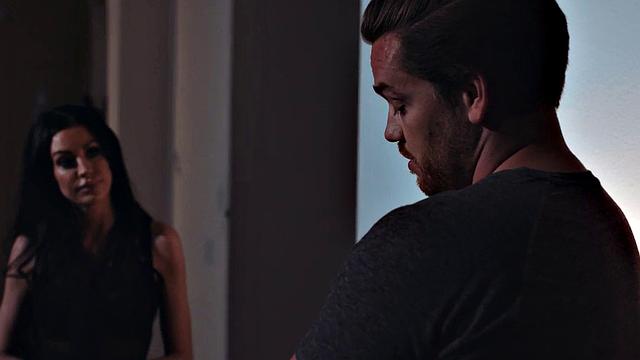 Cockhungry stepmom rides stepson in forbidden affair