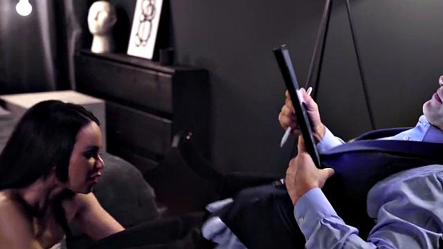 Raunchy MILF bounces on lover's cock after deepthroat