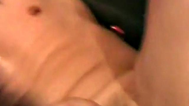 Masked German amateur fucked and facialized in sling