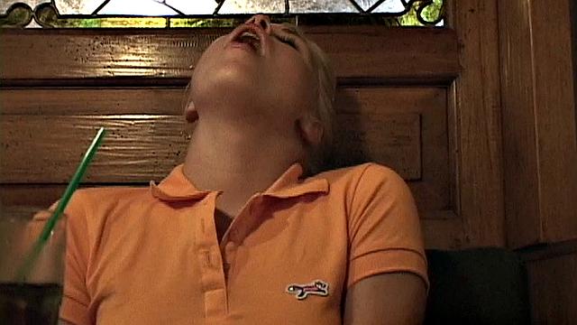 Little Summer Orders Food and Gets Horny Fingering in Restaurant