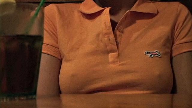Little Summer Orders Food and Gets Horny Fingering in Restaurant