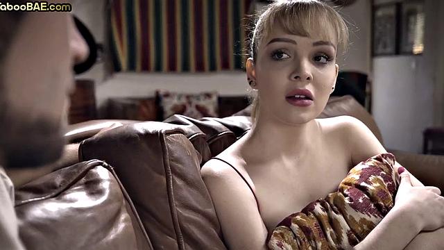 21yo cutie throating and riding a cock