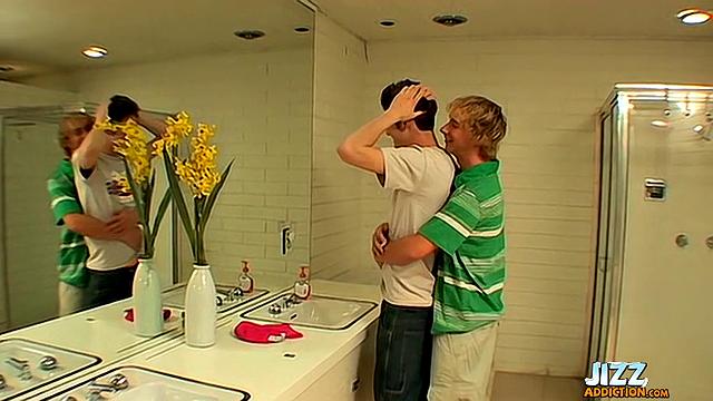 he finally tops and takes control in this intense gay hookup
