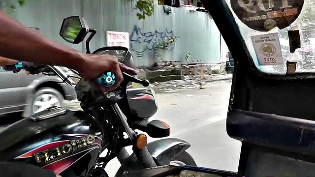 Hazel on Trike Patrol