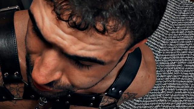 Lucky guy fucks perverted stud in ass in missionary