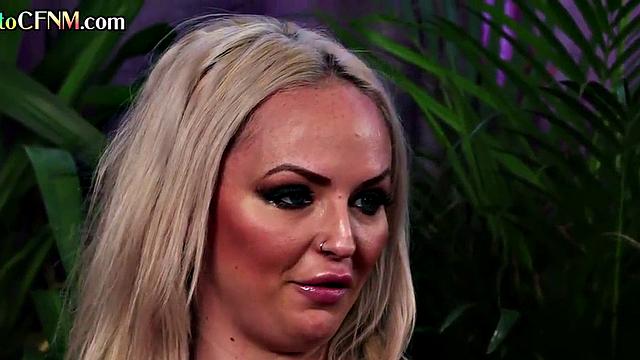 Real CFNM British doms suck cock in group blowjob