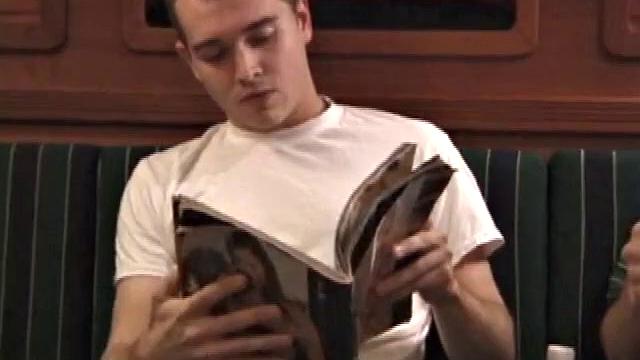 While these two are out on a friend's boat, Chad finds a stash of magazines, and they each start jacking off. It's not long before Nick has his cock in Chad's mouth.