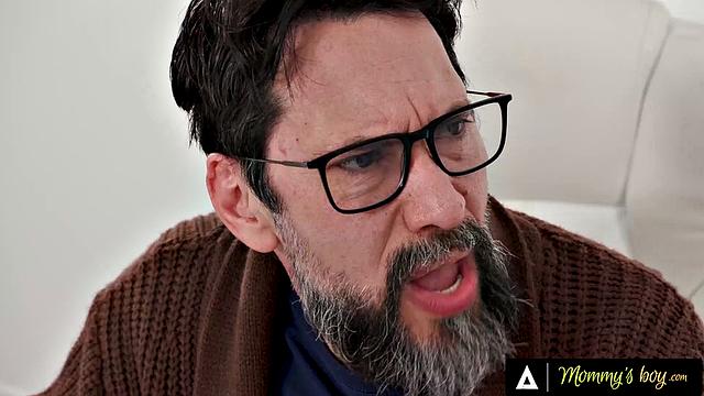 MOMMY'S BOY - Busty Babe's Huge Boobs Inspire Porn Script With Hard Tittyfuck Cumshot