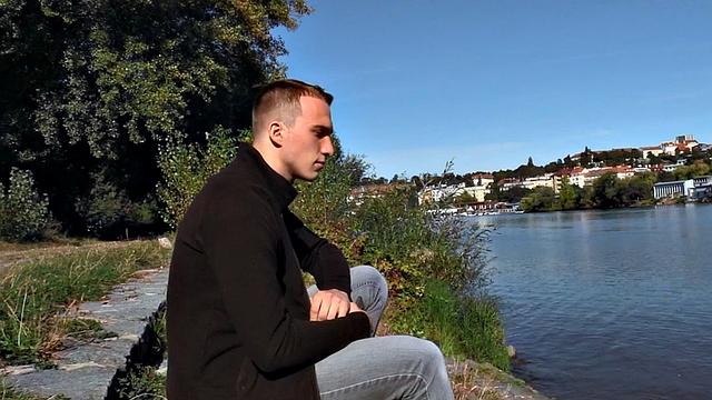 Real tourist assfucked by river in gaping asshole