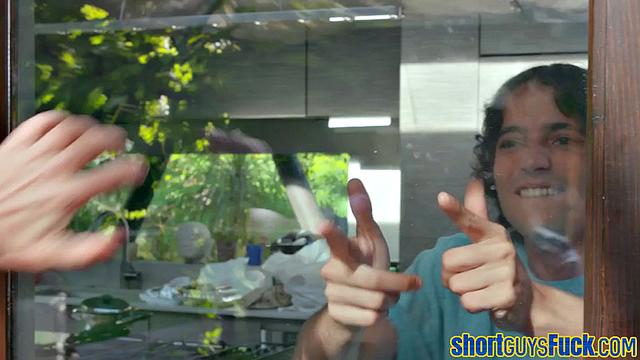 Big-titted cougar pussyfucked by shortie