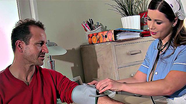 Terry Nova is Busty Nurse