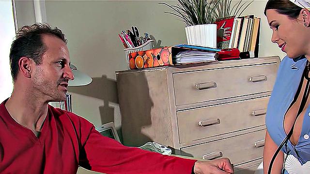 Terry Nova is Busty Nurse