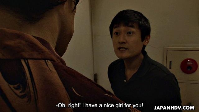 Petite Yuri Kurosaki is banged by her boyfriend's boss