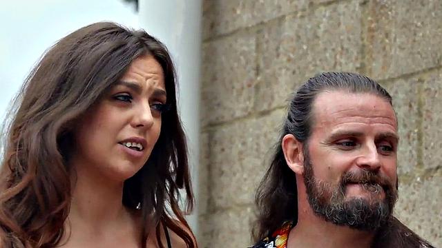 CFNM femdom British babes suck lucky cock in group at home