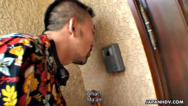 Sexy Arisa gets teased and rammed at home