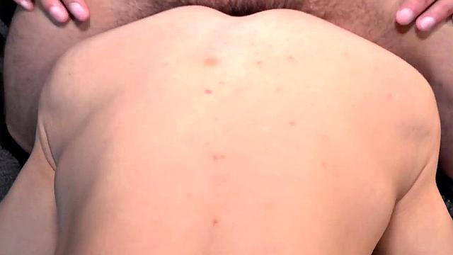 Dominant gaydaddy spanks twink for bad grades