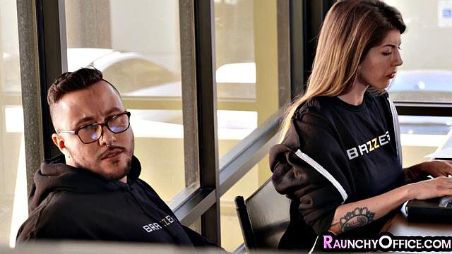 busty office MILF pussysmashed