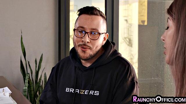 busty office MILF pussysmashed