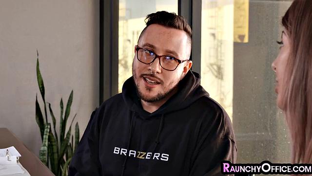 busty office MILF pussysmashed