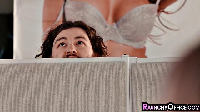 busty office MILF pussysmashed