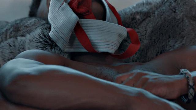 Hung black stud barebacking tight ass in couple