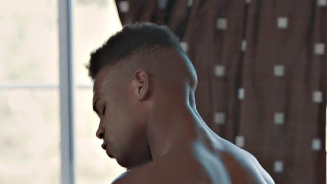 Hung black stud barebacking tight ass in couple