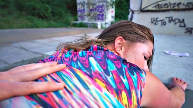 Real European Mature Sucking Stranger POV