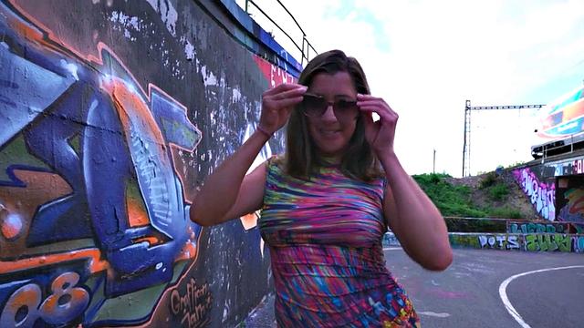 Real European Mature Sucking Stranger POV