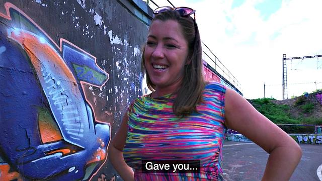 Real European Mature Sucking Stranger POV