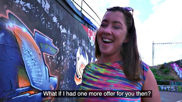 Real European Mature Sucking Stranger POV