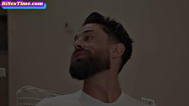 Hairy babe pussyfucked by bisex guys