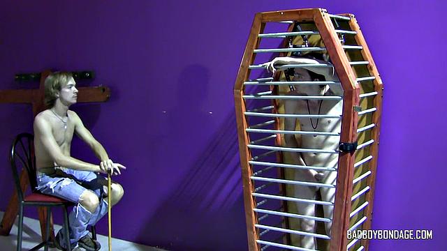 Twink Boy Denied Cum in Cage - Thomas White & Kayden Winters
