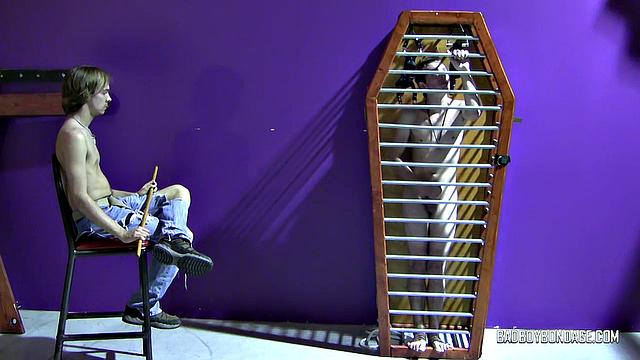 Twink Boy Denied Cum in Cage - Thomas White & Kayden Winters