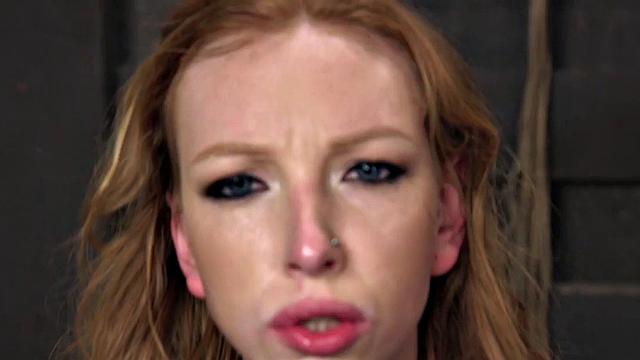 BDSM 21yo sub throatfucked by her dom master