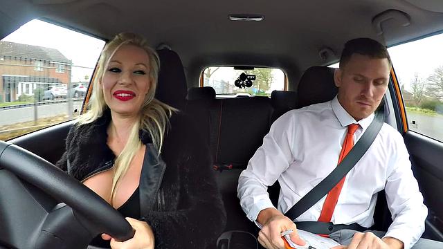 Blonde MILF with huge tits gets creampied after a wild cowgirl ride