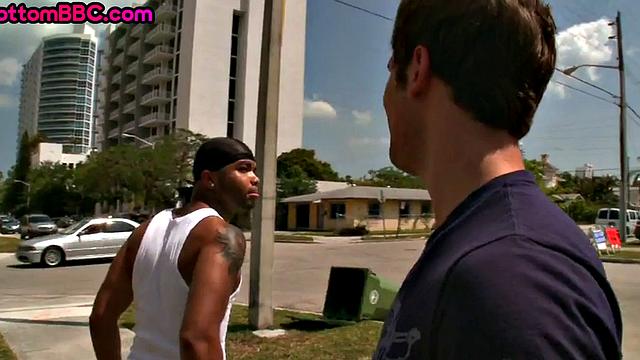 Black thug picked up and banged in public for money