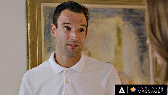 FANTASY MASSAGE - Hot Massage Ignites Between Masseur And His Sexy Ex Lena Paul