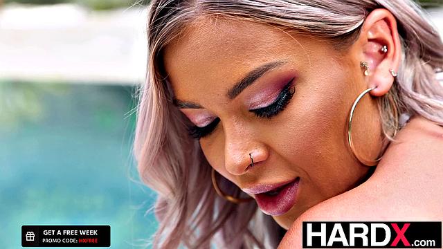 PAWG Aussie Slut Smashed By MASSIVE Cock - Hayley Davies - HardX