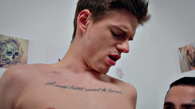 Bottom stud drilled by tattoo and piercing artist