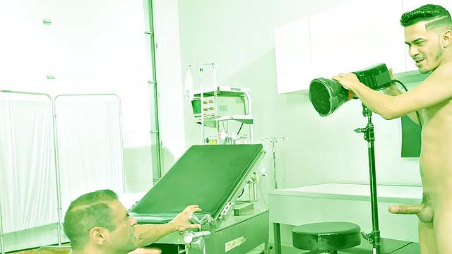 Mesmerized crossdresser barebacked in infirmary