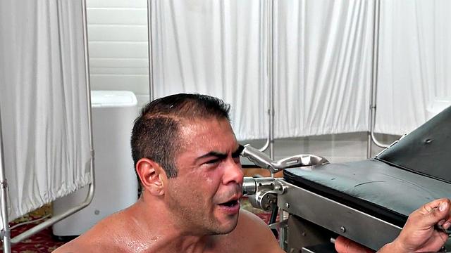 Mesmerized crossdresser barebacked in infirmary