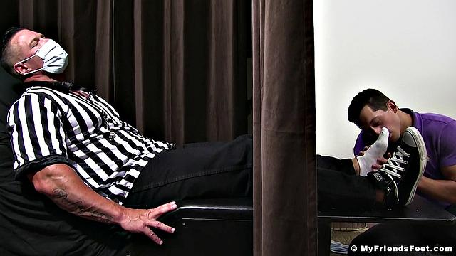 Referee Joey Gets Worshiped - Joey