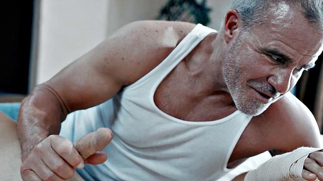 Helpful Stepdad Assists Injured Stepson in Showering & Getting Off - Disruptive