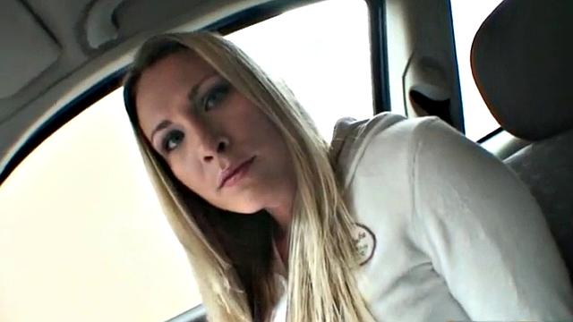 Blonde teen gets her pussy drilled after deepthroating a hard dick