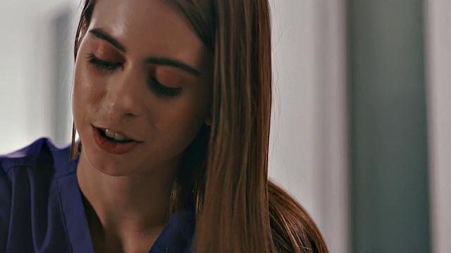 Lesbian scissoring babes enjoy 69 sex after massage