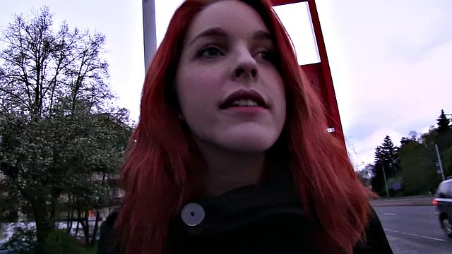 Spanish Redhead Gives Stranger A Ride On Her Bubble Butt - POV