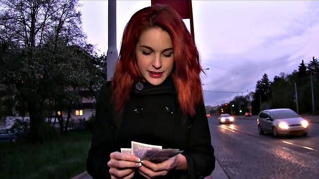 Spanish Redhead Gives Stranger A Ride On Her Bubble Butt - POV