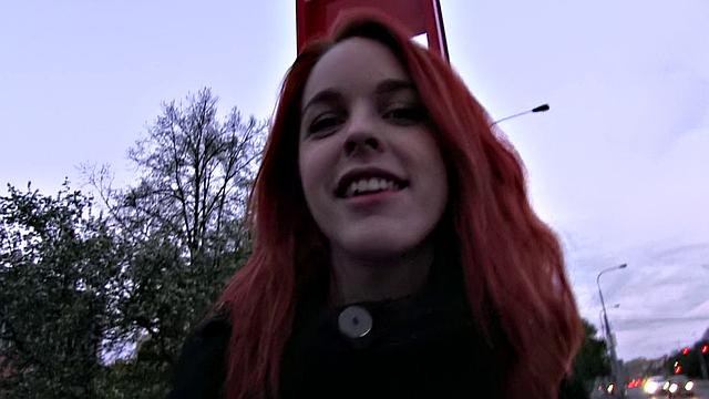 Spanish Redhead Gives Stranger A Ride On Her Bubble Butt - POV